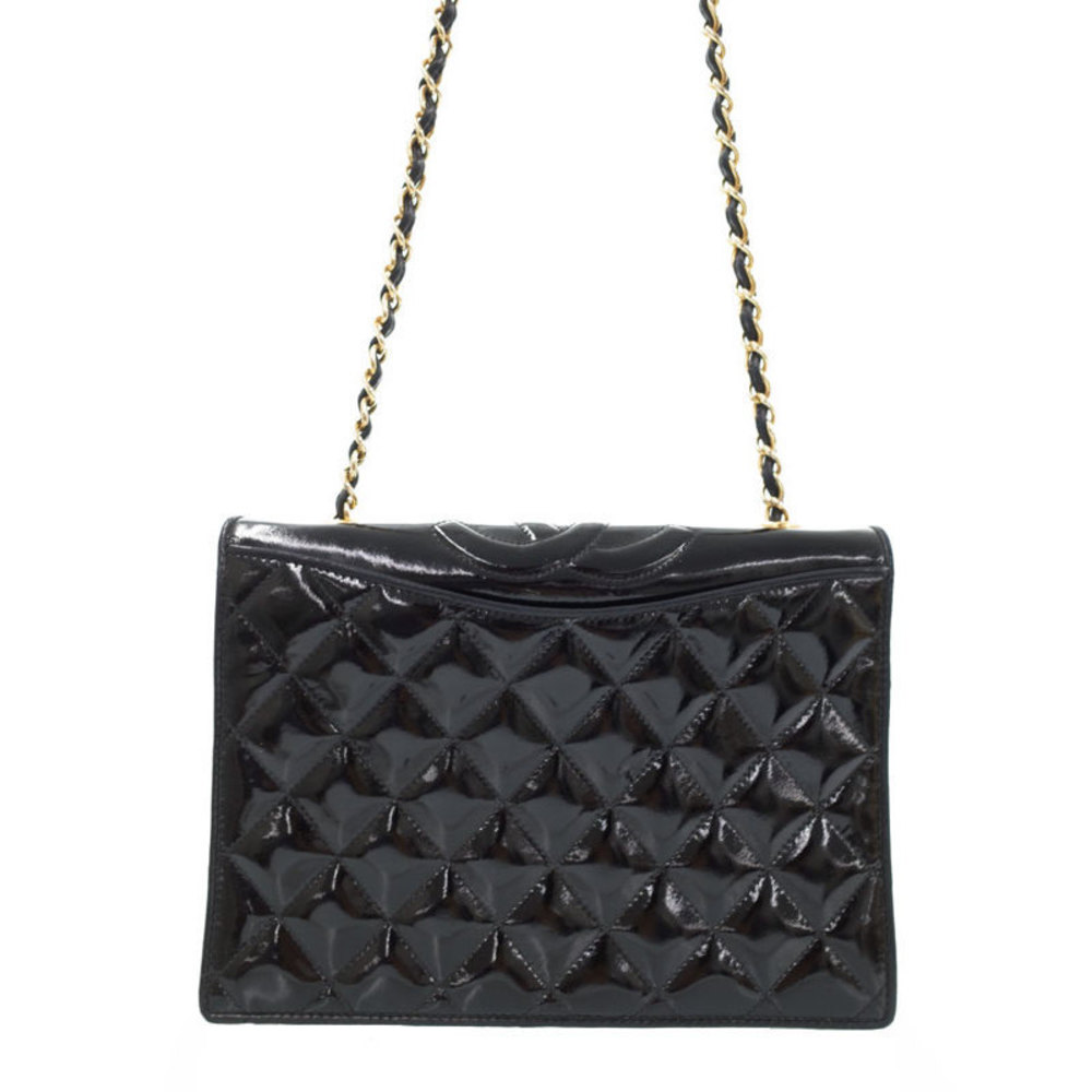 Chanel Matelasse Chain Shoulder Bag Black